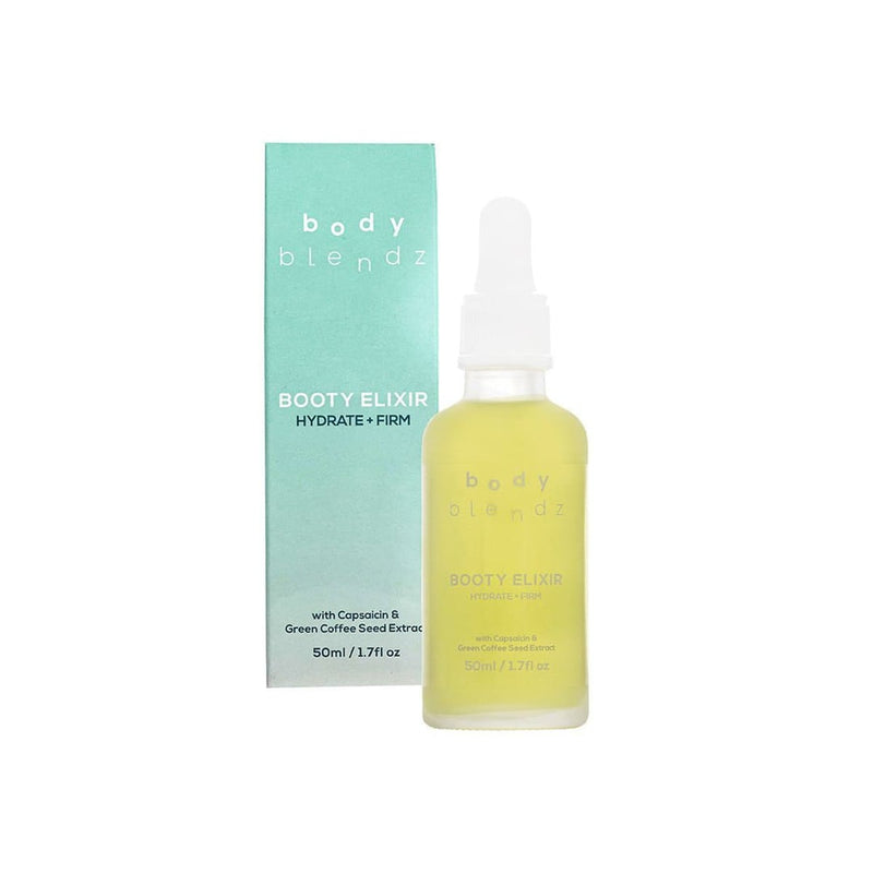 Body Blendz Booty Elixir Hydrating Firming Capsaicin Green Coffee Seed Extract 50 ml