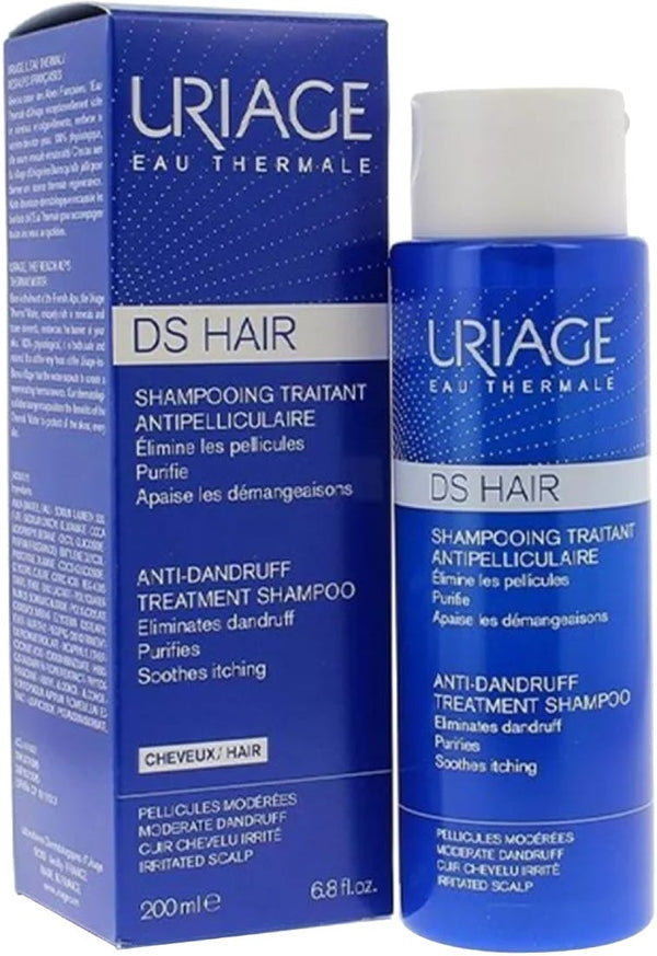 Uriage DS Hair Anti-Dandruff Shampoo for Dry or Oily Dandruff, 200 ml