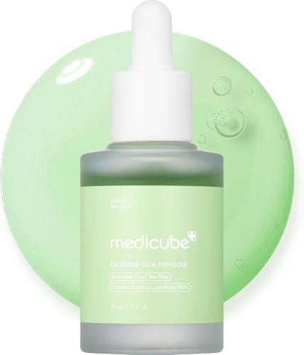 Medicube Exosome Cica Ampoule Hydrating Soothing Serum with Cica and Green Tea, 30 ml