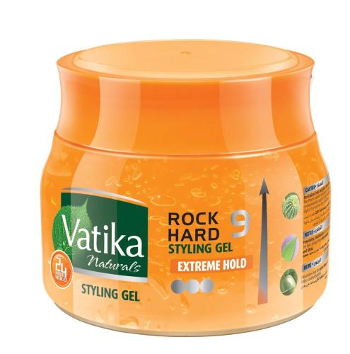 Vatika Menz Rock Hard Styling Gel Extreme Hold Lightweight Formula