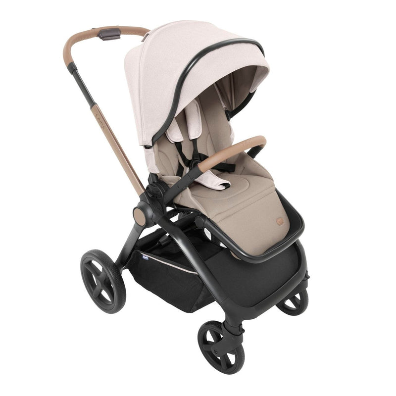 Chicco Mysa Stroller Amber Glow, Reversible Reclining Seat, Birth to 4 Years