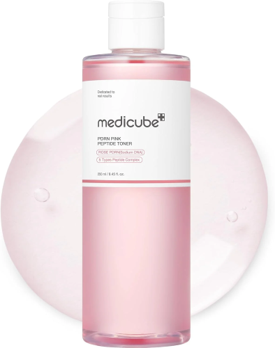Medicube PDRN Pink Peptide Soothing Toner Lightweight Hydrating Formula 250 ml