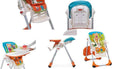 Chicco New Polly 2-in-1 Highchair Wood Friends with 4 Wheels