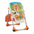 Chicco New Polly 2-in-1 Highchair Wood Friends with 4 Wheels