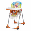 Chicco New Polly 2-in-1 Highchair Wood Friends with 4 Wheels