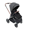 Chicco Mysa Stroller Black Satin, Reclining Reversible Seat, Birth to 4 Years