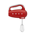 Smeg 50's Style Retro Hand Mixer 250W Red HMF01RDUK with 9 Speeds and Turbo