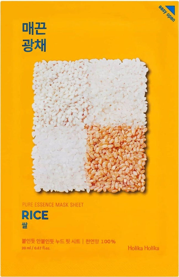 Holika Holika Pure Essence Rice Sheet Face Mask 20 ml
