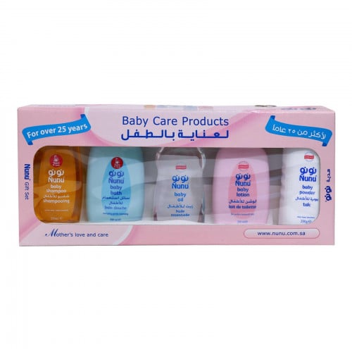 Nunu Baby Care Set Gentle Tear-Free Formula 5 Pieces x 200ml