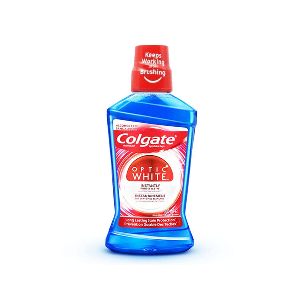 Colgate Optic White Alcohol-Free Mouthwash Mint 500 ml