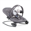 Chicco Hoopla' Baby Bouncer Moon Grey, Reclining Rocker with Toy Bar, Birth to 18 kg