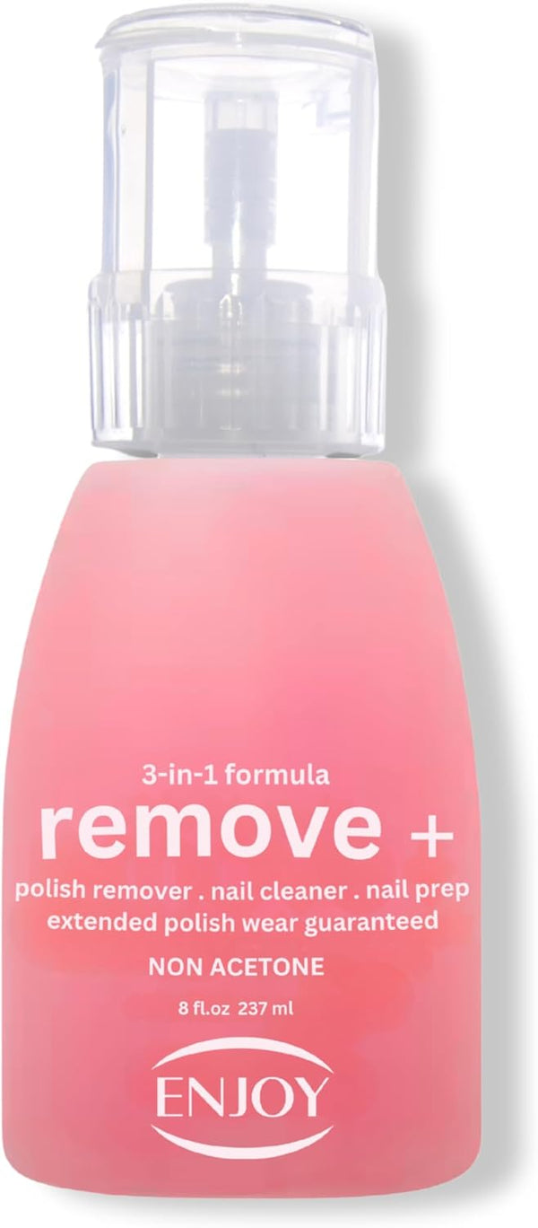 Enjoy Nail Polish Remover Non-Acetone Formula Pink 237 ml