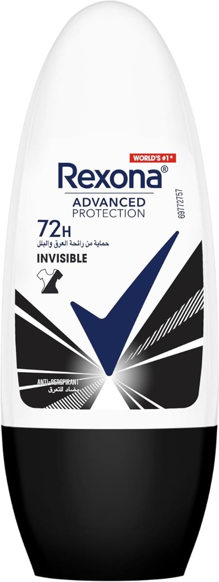 Rexona Antibacterial Invisible Deodorant Roll-On