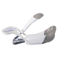 The First Years Deluxe Baby Nail Clipper with Fold-Away 4x Magnifier, Stainless Steel Blades, 1 Piece