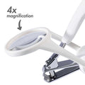 The First Years Deluxe Baby Nail Clipper with Fold-Away 4x Magnifier, Stainless Steel Blades, 1 Piece