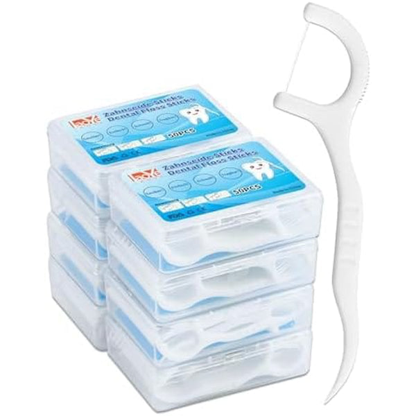 Purodent Floss Picks Dental Toothpicks, Portable Oral Hygiene Tool, 32 Pieces