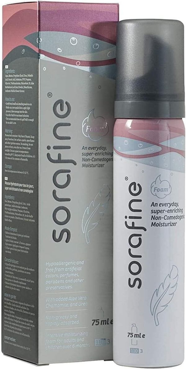 Derma Sorafine Moisturizing Foam Cleanser Dry Sensitive Skin 75 ml