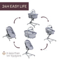 Chicco Baby Hug Pro 4-in-1 Convertible Baby Seat Earl Grey