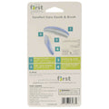The First Years Comfort Care Infant Comb & Brush Set, Soft Nylon Bristles, 1 Pc
