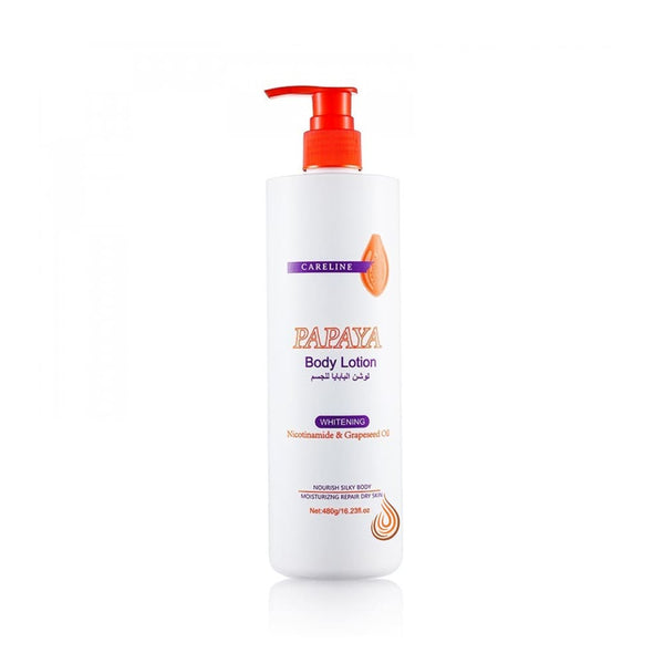 Careline Papaya Body Lotion Moisturizing Formula Radiant Skin 480 g