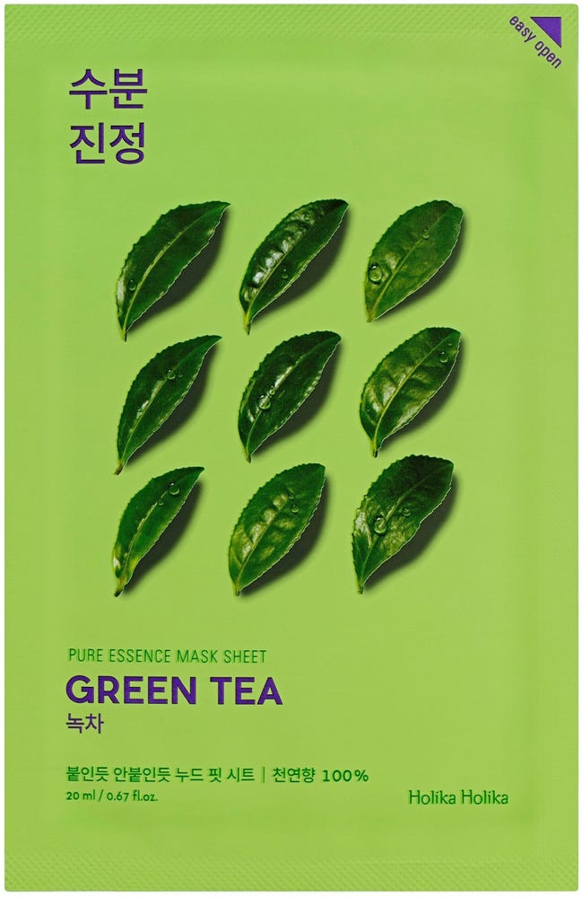 Holika Holika Pure Essence Green Tea Face Sheet Mask 20ml