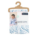 Bebe Au Lait Muslin Bedtime Sleeper, Open-Weave Cotton, Serenity, 12-18 Months