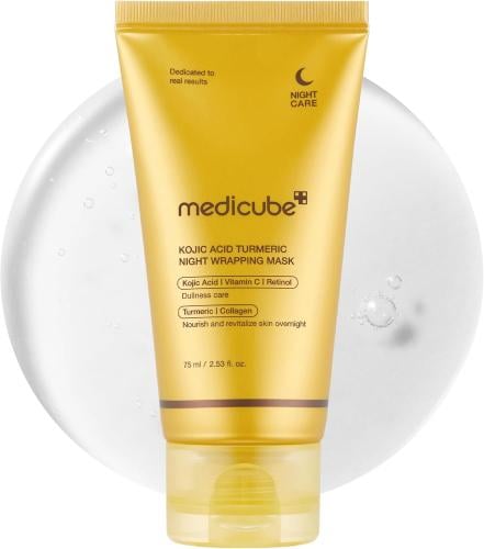 Medicube Kojic Acid Turmeric Night Wrapping Mask Hydrating Overnight Formula 75 ml