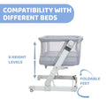 Chicco Next2me Pop-Up Cosleeping Crib Grey Mist, Instant Fold, 6 Height Levels