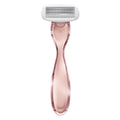 Intuition Perfect Touch Women's Razor 5-Blade Pivoting Handle Vitamin E Moisturizing Strip, 1 Razor + 2 Refills