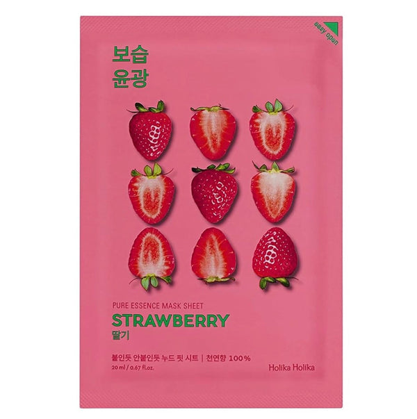 Holika Holika Pure Essence Strawberry Sheet Face Mask 20ml