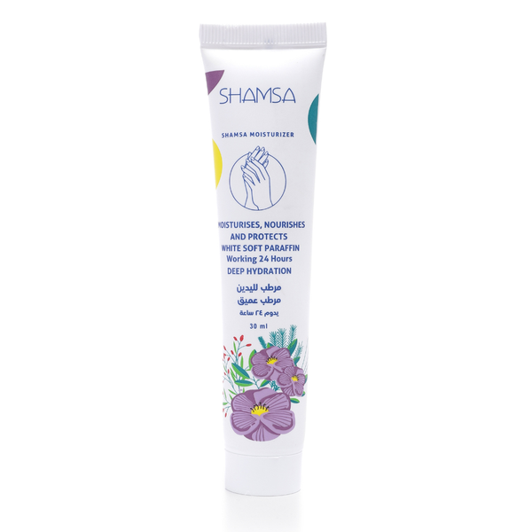 Shamsa Rose Moisturizing Cream Fragrance-Free Body Moisturizer 30 ml