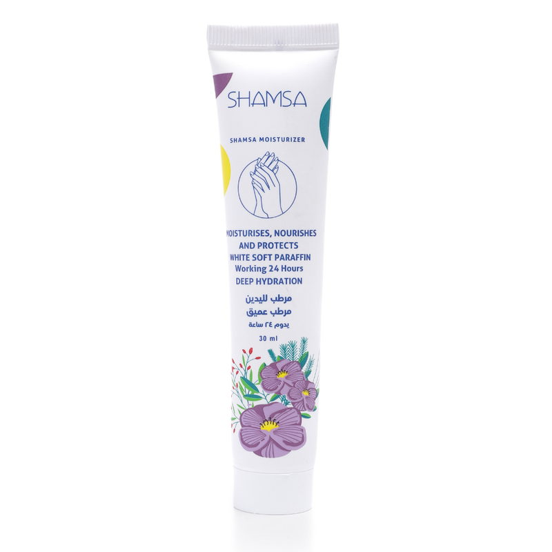 Shamsa Rose Moisturizing Cream Fragrance-Free Body Moisturizer 30 ml