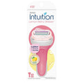 Intuition Lemon Berry Breeze Razors, Ceramic-Coated Blades, 1 Handle + 2 Refills