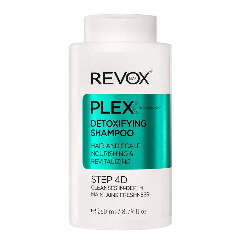 Revox B77 Plex Detoxifying Shampoo Step 4D Charcoal Peptides 260ml