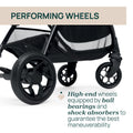 Chicco Glee Self-Folding Stroller Black, Adjustable Seat, UV50+ Canopy, Birth to 22 kg