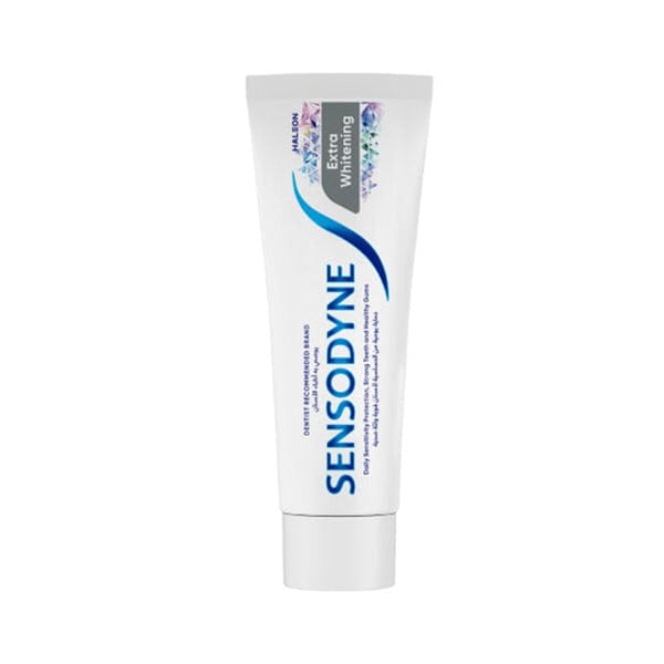 Sensodyne Extra Brightening Toothpaste Potassium Nitrate Fluoride Mint 75ml