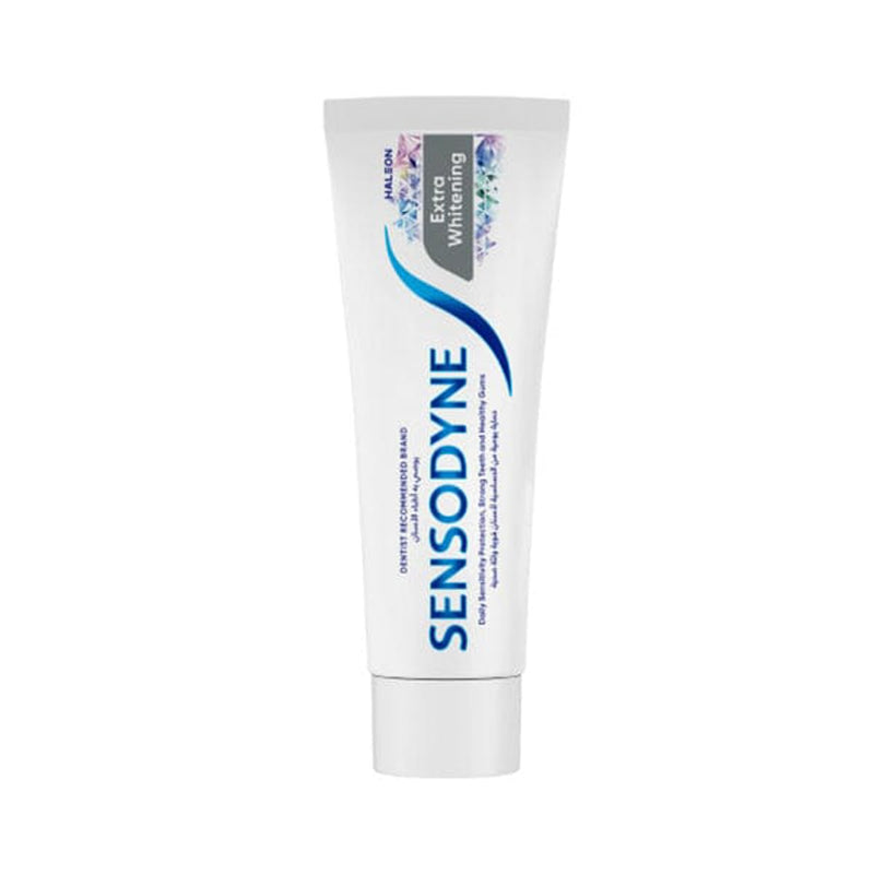 Sensodyne Extra Brightening Toothpaste Potassium Nitrate Fluoride Mint 75ml