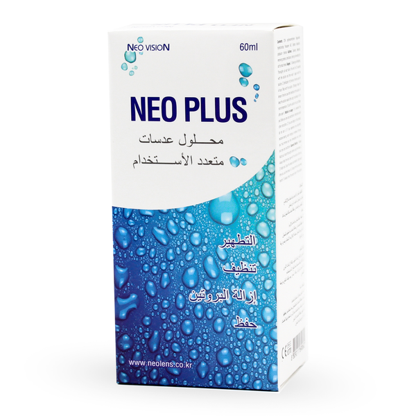 Neo Plus Contact Lens Solution Hydrating Lens Cleaning Formula