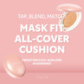 TIRTIR Mask Fit All Cover Cushion Cream Foundation Hyaluronic Acid 17C Porcelain 18g