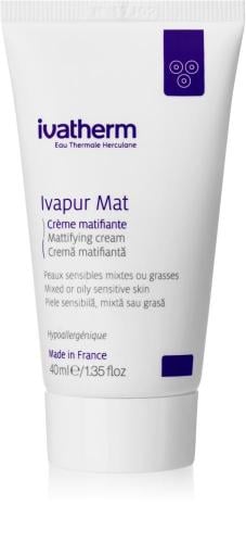 Ivatherm Ivapur Mat Mattifying Face Cream Lightweight Oil-Control Formula