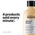 L'Oreal Professionnel Absolut Repair Shampoo Liquid Repairing Formula Quinoa Protein 300ml