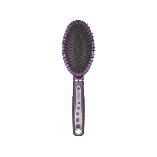 Titania Detangling Hairbrush Model 2810 Flexible Bristles for Wet and Dry Hair