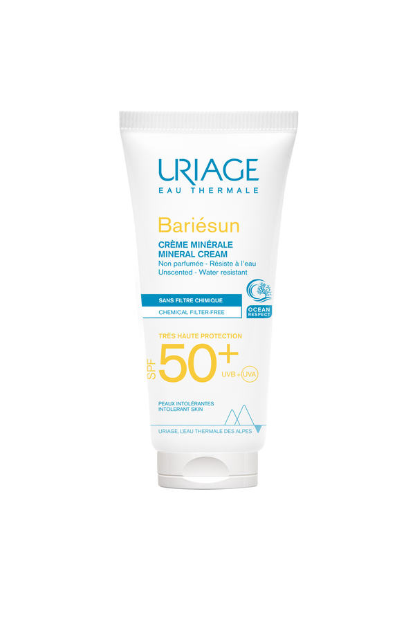 Uriage Bariesun SPF50+ Mineral Cream UVA-UVB Protection 100 ml