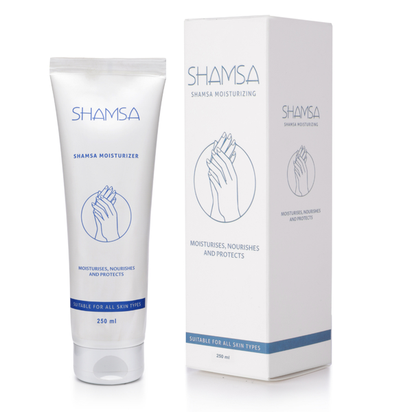 Shamsa White Moisturizing Body Cream Fragrance-Free Petroleum Jelly 250 ml