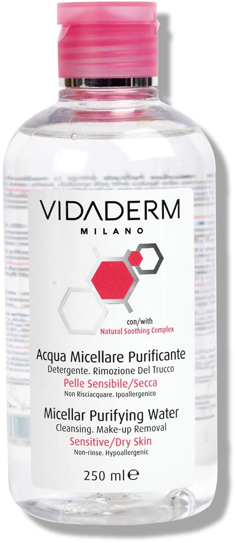 Vidaderm Micellar Water Sensitive Skin Fragrance-Free Hamamelis 250 ml