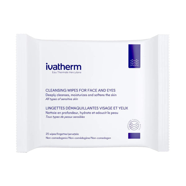 Ivatherm Cleansing Wipes, 25 Pieces