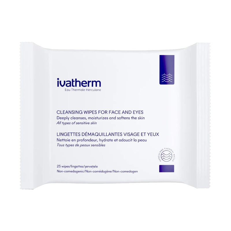 Ivatherm Cleansing Wipes, 25 Pieces