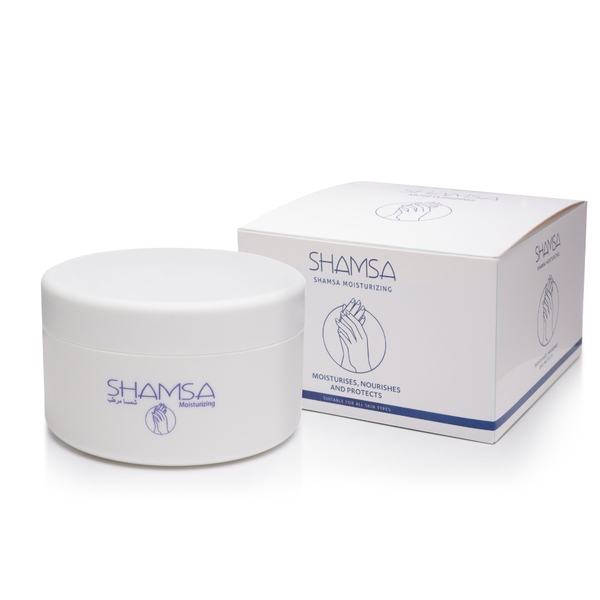 Shamsa White Moisturizing Cream Body Cream Protective Barrier 500 g Jar
