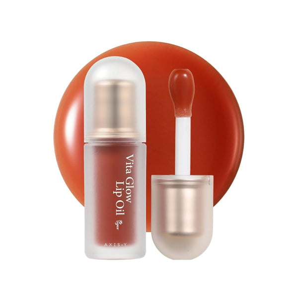 Access Way Vita Glow Lip Oil, Lightweight Glossy Formula with Ceramides and Vitamin E, Cozy Fig