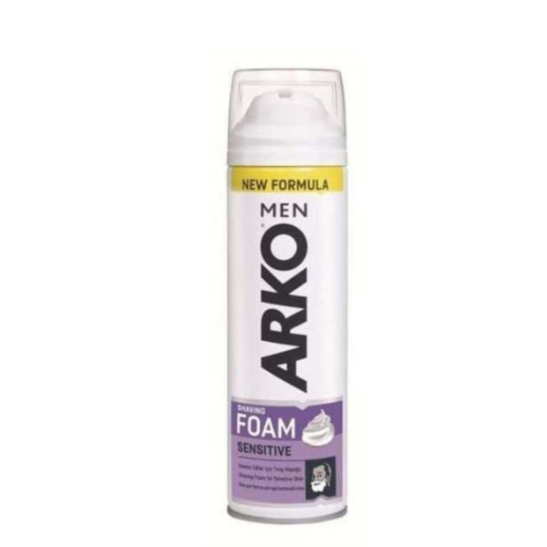 Arco Men's Sensitive Shaving Foam Rich Lather Lavender Oil Aloe Vera 300ml